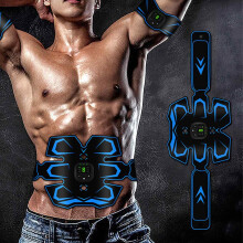 Stimulator abdominal portabil, design ergonomic pentru fitness acasă și birou, antrenament pentru mușchi cu intensitate reglabilă și moduri