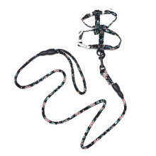 Adjustable cotton strap cat harness for pets, for indoor and outdoor use