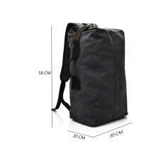 Borsone militare resistente, borsa a tracolla in tela impermeabile con apertura dall'alto, stile classico, grande e durevole, ideale per attività
