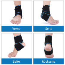 Verstellbare Knöchelbandage mit Kompressionsfunktion für stabilen Halt und ganztägigen Schutz bei verschiedenen Sportarten