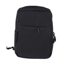 Duurzame laptoprugzak van waterbestendig Oxford-doek met goede ventilatie, geschikt voor laptops van 15,6 inch en 9,7 inch.