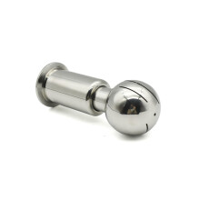 SUS304 316L Stainless Steel Rotary Cleaning Ball Head 1.52 Inch Tri Clamp Ferrule 50.564mm For CIP Tank Cleaning