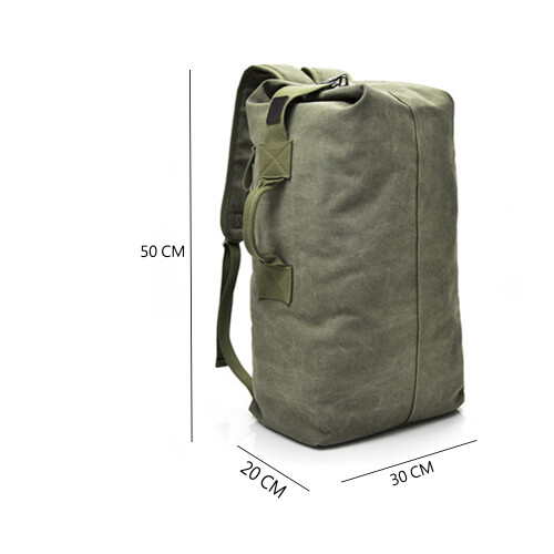 Σακίδιο πλάτης Duffel για υπαίθριες περιπέτειες, μεγάλης χωρητικότητας τακτική