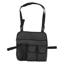 Senioren-Mobilitätstasche, einfach zu montierende Rollstuhltasche aus Oxford-Gewebe mit mehreren Fächern für Rollstuhl, Scooter und Kinderwagen,