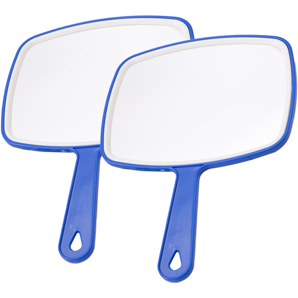 Handheld Vanity Mirror for Personal Grooming, Coating Craftsmanship for Better Reflection with Hanging Hole in Handle, Portable Hand Mirror Lightweigh