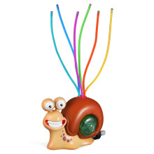 Outdoor water spray sprinkler for summer fun in the garden with flexible pipes, made of safe materials for refreshing playtime outdoors.
