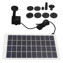 Pompa per fontana solare impermeabile per giardino, efficiente sistema di circolazione dell'acqua ad energia solare con protezione contro il
