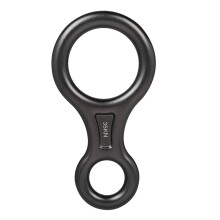 Compact Portable 35KN Tension Descender, Aluminum-magnesium Alloy Rappel Gear, Lightweight And Durable Equipment for Ice Climbing, Cave Exploration, A