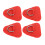 4 Stück D-Ring-Patch, Edelstahl-D-Ring-Pad für 6
