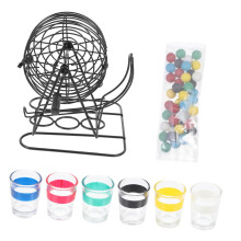 1 Set Desktop Machine Coloured Bingo Balls Table Toy Interactive Game Toy Table Game Wine Table Desktop Games Table Games Plastic