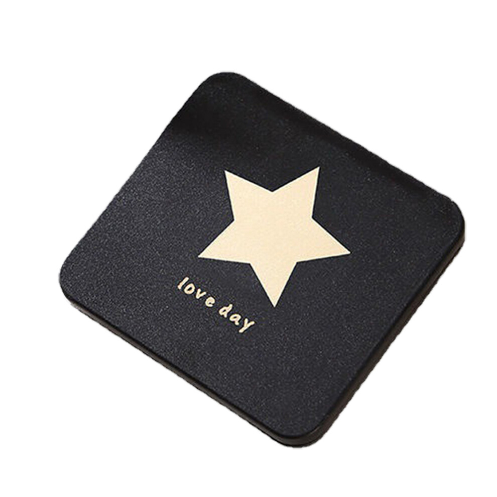 Travel Companion, Folding Design For Easy Portability, Premium Quality, Portable Size, Compact Mirror, Elegant Design, Metal Shell, True View Mirror,