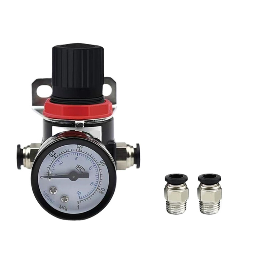 Pneumatic Air Pressure Regulating Valve, G1/4 Thread, 10Mm, Air Compressor Pressure Relief Control Kit 9119770207746
