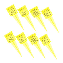 Rain Gauge 8Pack Plastic Lawn And Garden With Clear Numbers For Accurate Irrigation And Weather Tracking