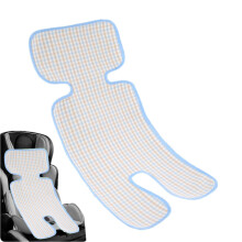 Stroller Cushion Car Seat Pad For Toddler Machine Washable Resting Mat For Pushchair Chair Blue