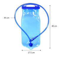 Sacca idrica di alta qualità, serbatoio d'acqua a prova di perdite senza BPA per attività all'aperto, resistente alle temperature, portatile,
