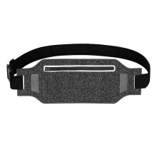 Riñonera para hombre y mujer, compatibilidad universal, resistente al agua, con bolsillo expandible.