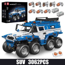 Bouwspel - BAZARLAND30 - Avtoros Shaman 8x8 - 2500 Stukken - Afstandsbediening - Buiten