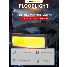 Ultrahelle LED-Stirnlampe, superheller, breitstrahliger, wiederaufladbarer Scheinwerfer, verstellbares Kopfband, leicht, wasserdicht, perfekt für