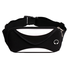 Sac banane unisexe avec ceinture ajustable, tissu résistant à l'eau, sangle réglable anti-rebond, poche zippée dissimulée et bande