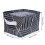 Foldable Function Organizer for Shelf Storage, Easy to Carry Multi-purpose Storage Basket with Handles, Waterproof Layer Collapsible Design Bin for Co 5