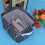 Foldable Function Organizer for Shelf Storage, Easy to Carry Multi-purpose Storage Basket with Handles, Waterproof Layer Collapsible Design Bin for Co 6