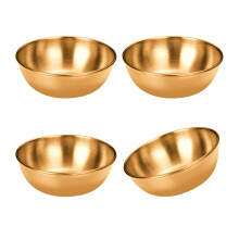 Portable Stainless Steel Seasoning Dish Sauce-Small gold