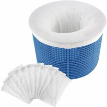 Calcetines para skimmer de piscinas enterradas y elevadas, evite reparaciones costosas, fácil instalación, kit de limpieza económico, rango de uso