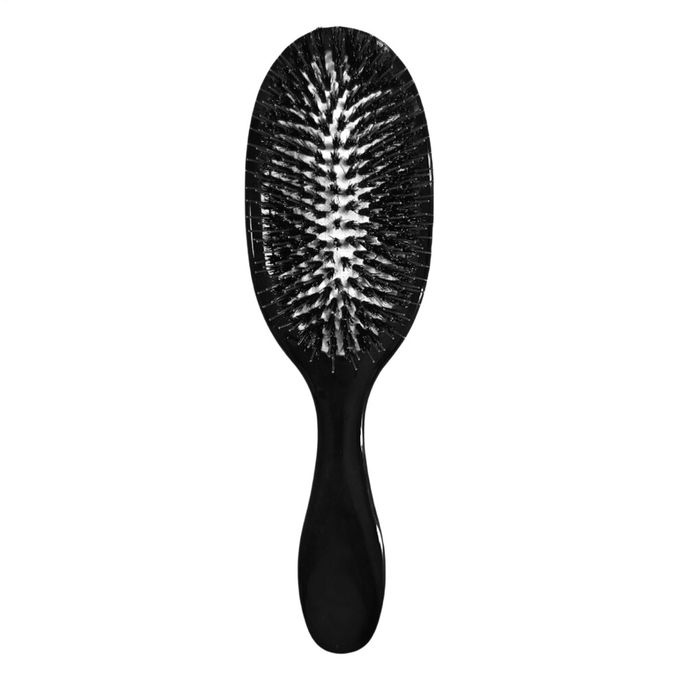 Hair Brush with Flexible Bristles for Scalp Massage, AntiFrizz Detangling and Oil Balance