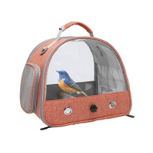 Bird Carrier Bag Transparent, Breathable and Lightweight Ideal for Small Animals, Hamsters, Rabbits, Birds, Safe Transport for Walking and Travel