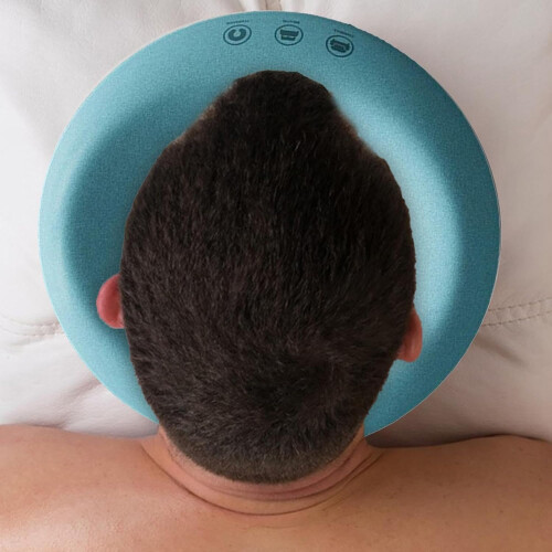 Massage Bed Face Pillow  Relaxing Headcradle U Shape Face Headrest for Massage Table Blue 1