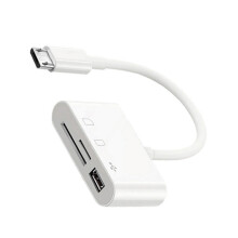 USB C To Memory Card Reader Adapter Speed For Photographers Vloggers SD & Micro SD Card USBC