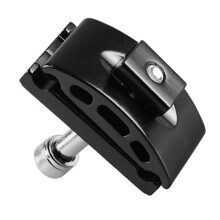Aluminum Alloy Mountain Bike Seat Post Head AL6061 Single Nail Design, 5.5 x 3.1 cm, Black, Road And MTB Compatible