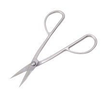 210mm Bonsai Scissors Professional Stainless Steel Scissors for Trimming Flowers and Garden Plants Silver
