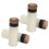 12 Stück Pool-Queue-Spitzen, 11 mm, PU-Leder und 9