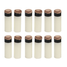 12 Stück Pool-Queue-Spitzen, 11 mm, PU-Leder und