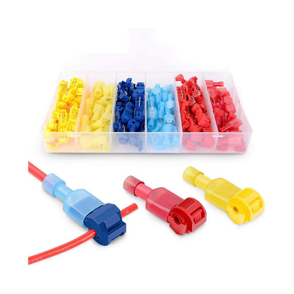Tshaped Terminal Blocks,Electrical Connector Connection Clamps,Quick Stripping,Cable Connector(240Pcsbox) 9119770210791