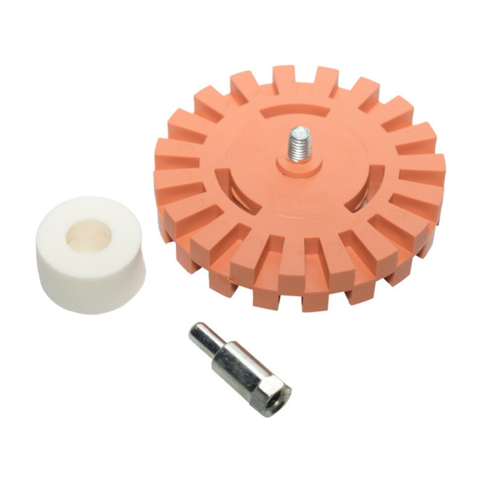 Professional 4Inch Decal Adhesive Removal Eraser-4 Inches 25Mm 7754000938254