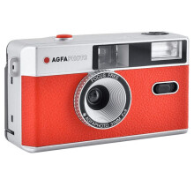 Analoge camera - AGFAPHOTO - Compact 35mm - Rood - Herbruikbaar - Ingebouwde flits