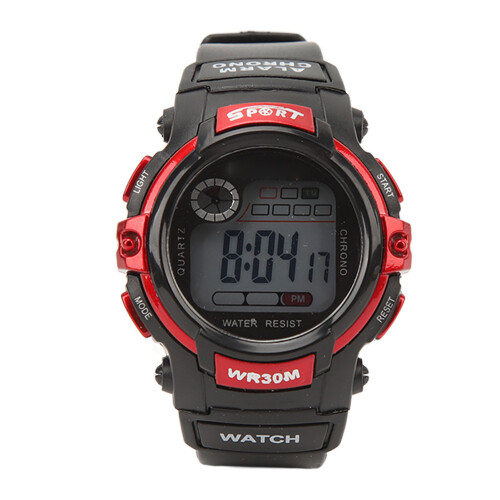 Sportuhr, digital, LCD, elektronische Uhr,