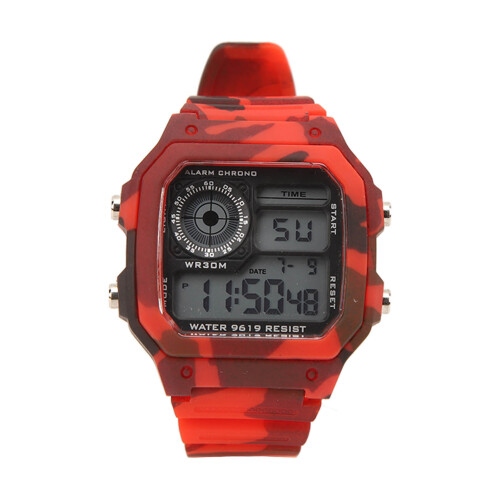 Digitaluhr, multifunktional, modisch, quadratisch,