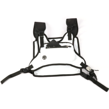 Hardloopvest voor fitness, waterbestendige, lichtgewicht hardloopborsttas met telefoonhouder en verstelbare banden, reflecterend materiaal en grote