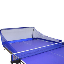 Table Tennis Ball Catch Net Blue, Solo Training Aid, Serving Machine Compatible, Table Tennis Collecting Net