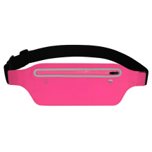 Slanke hardloopheuptas, reflecterende heuptas met verstelbare riem en speciale koptelefoonaansluiting voor mannen en vrouwen, waterbestendig, geen