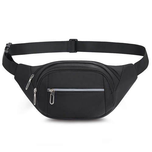 Pochete elegante e impermeável com compartimentos espaçosos e seguros para homens e mulheres.