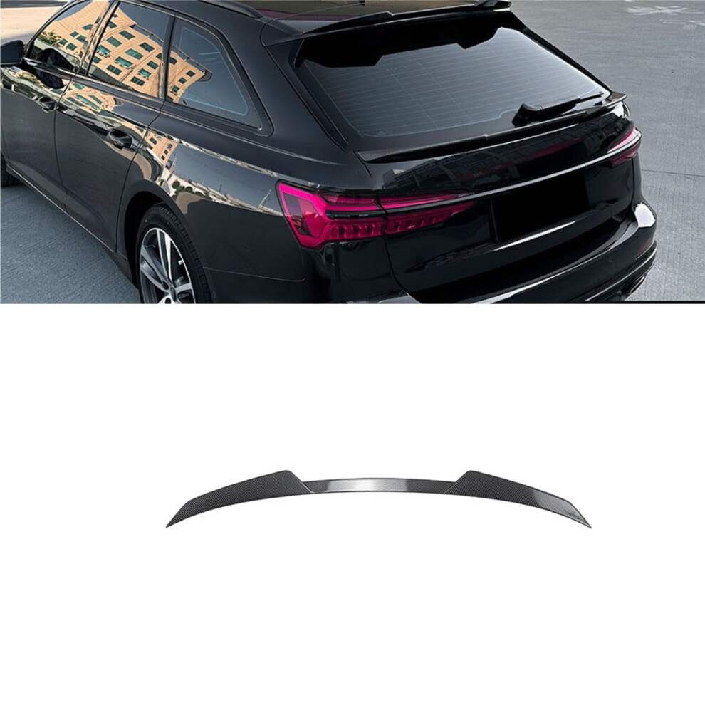 Carbon Fiber Rear Spoiler For Audi A6 C8 Avant Allroad 20192024 Enhances Appearance And Efficiency 9339159745045