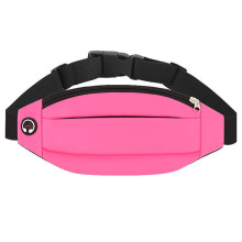 Sporty hofteveske med mulighet for crossbody-veske, forbedret med hodetelefonportdesign