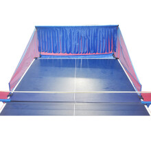 Portable Table Tennis Ball Net Training and Collection Net With Nylon Mesh, Black, Standard Size, MultiBall Rack
