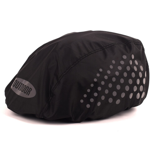 Bicycle Helmet Cover: Waterproof, Windproof & Durable, Compact Storage for Easy Accessibility