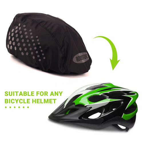 Bicycle Helmet Cover: Waterproof, Windproof & Durable, Compact Storage for Easy Accessibility 1