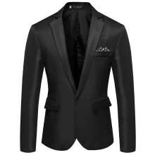 Suit Jacket Men's Breathable Leisure Blazer Casual Lightweight Black 4XL Tuxedo Style Business Lapel